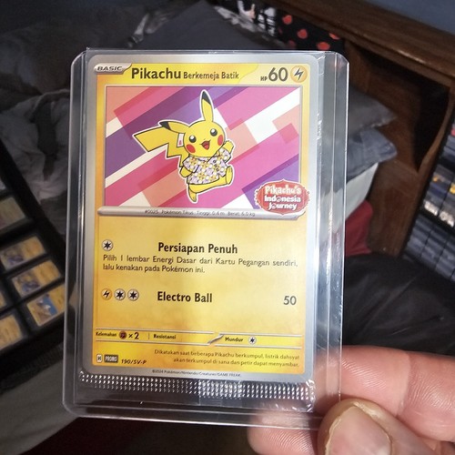 PIKACHU Berkemeja BATIK Promo 190/SV-P Flower Design Sealed