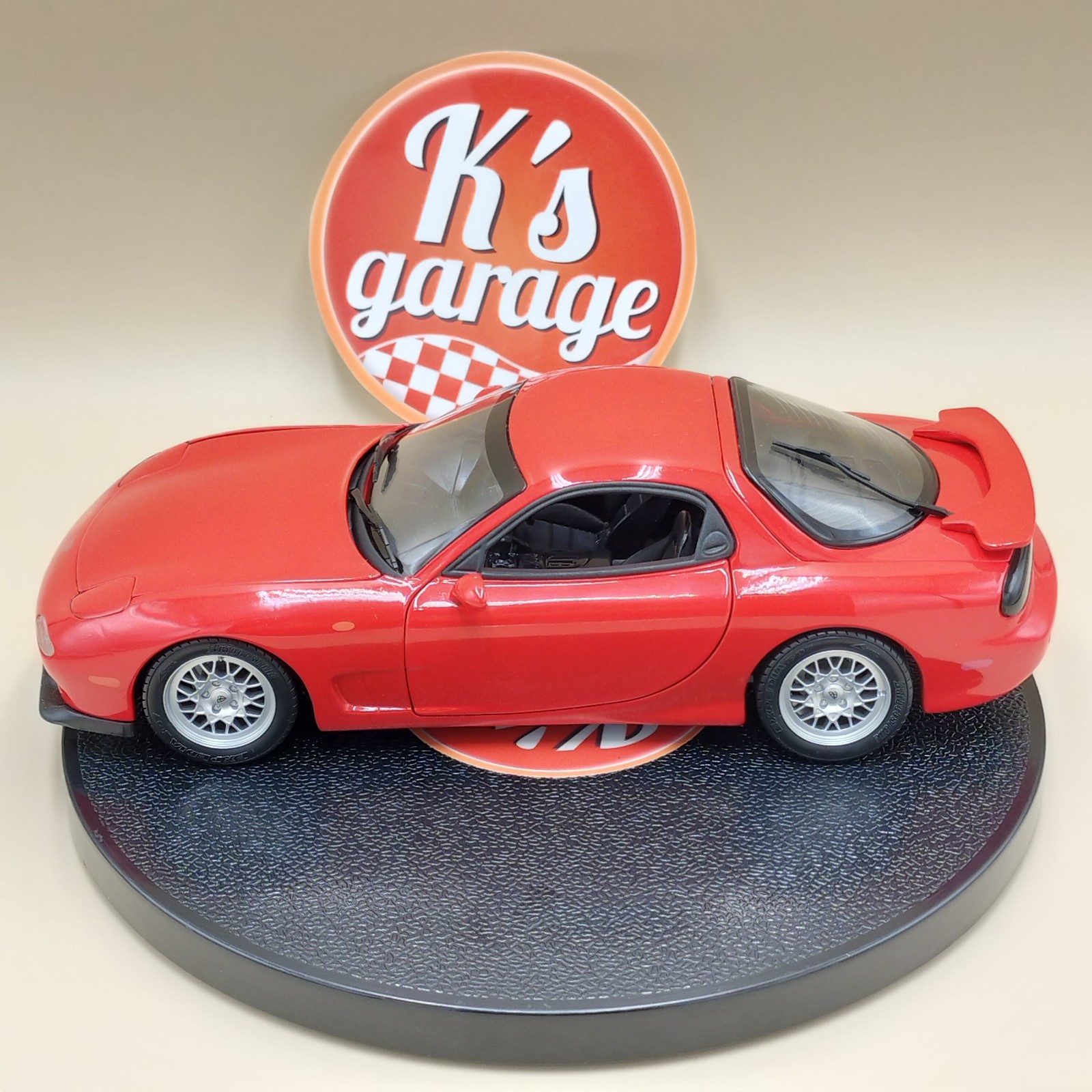 Kyosho 1/18 Mazda RX-7 FD-3S FD3S Red 08002R Old Diecast model JDM