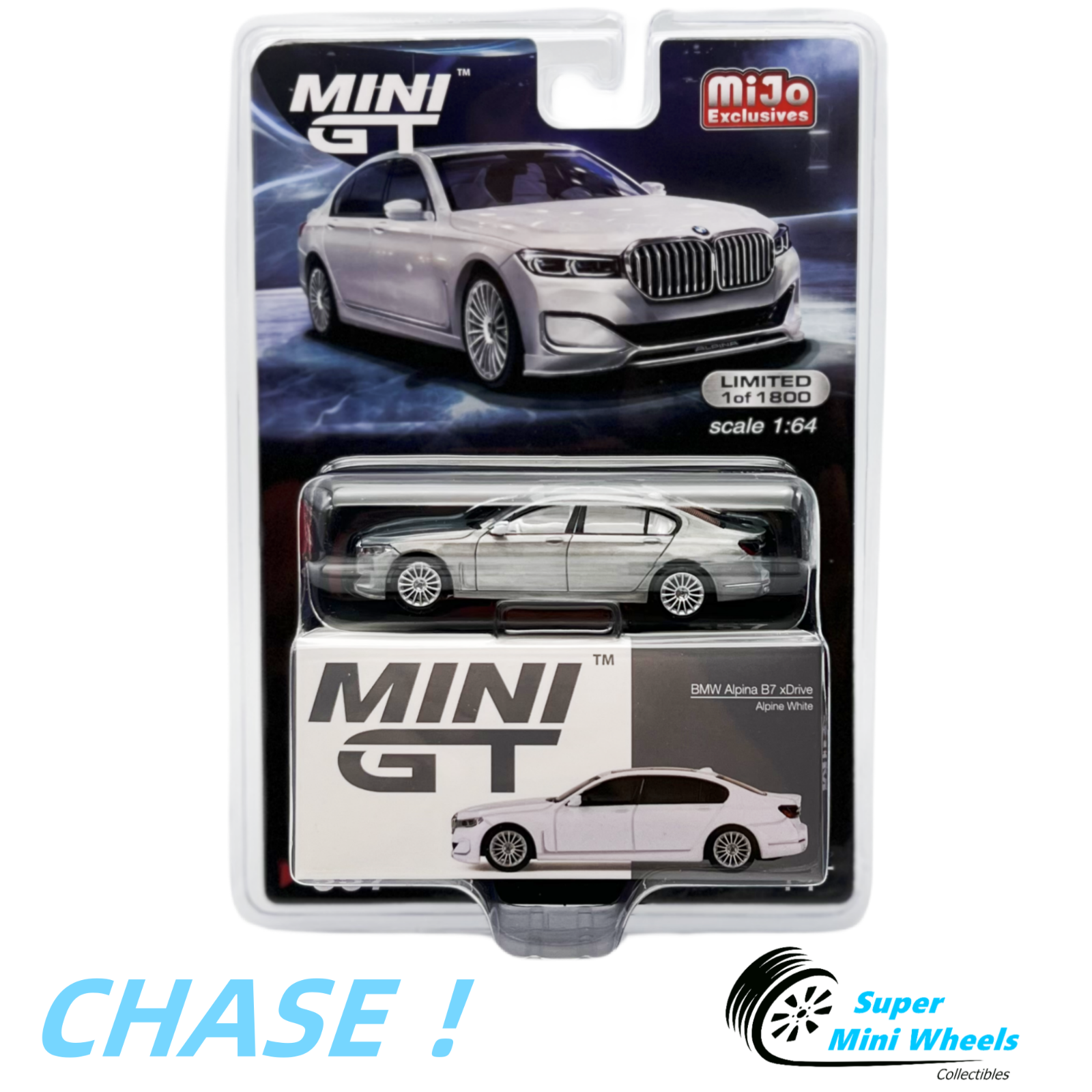 CHASE ! Mini GT 1:64 BMW Alpina B7 xDrive Alpine White #557 | eBay