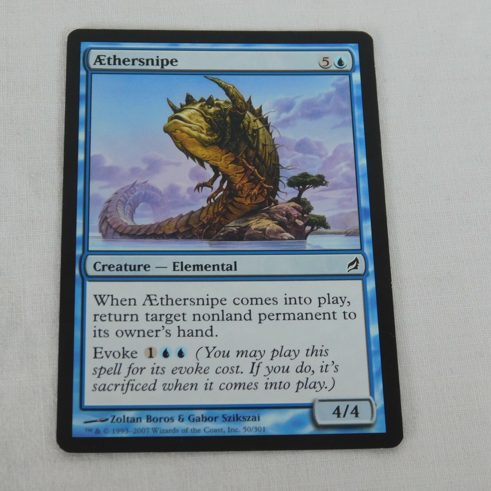 Æethersnipe MTG 2007 Blue Creature Elemental 50/301 Lorwyn Common
