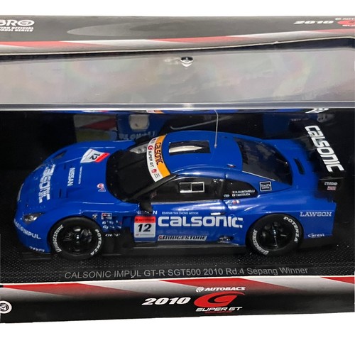 Rare EBBRO Calsonic Impul Nissan GT-R Super GT 500 1:43 JDM R35