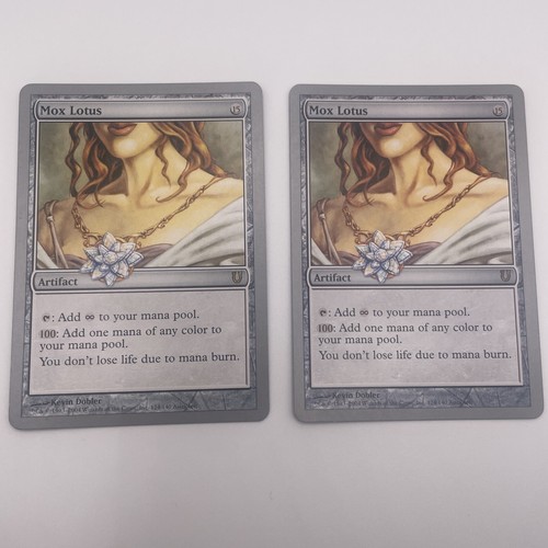 Mox Lotus Unhinged Regular X2 Mtg | eBay