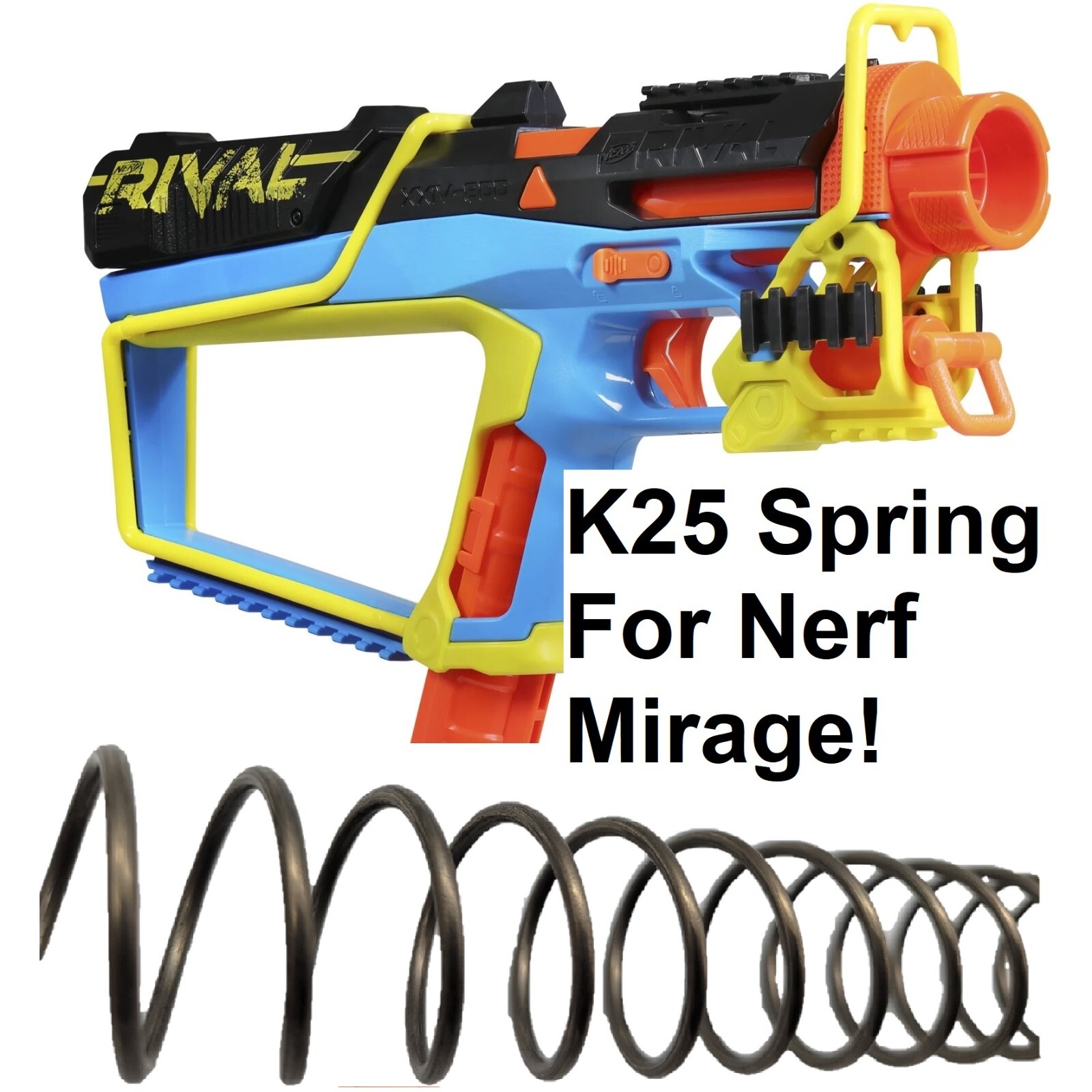 K25 Spring For Nerf Accu Rival Mirage Blaster Toy Gun - Mod