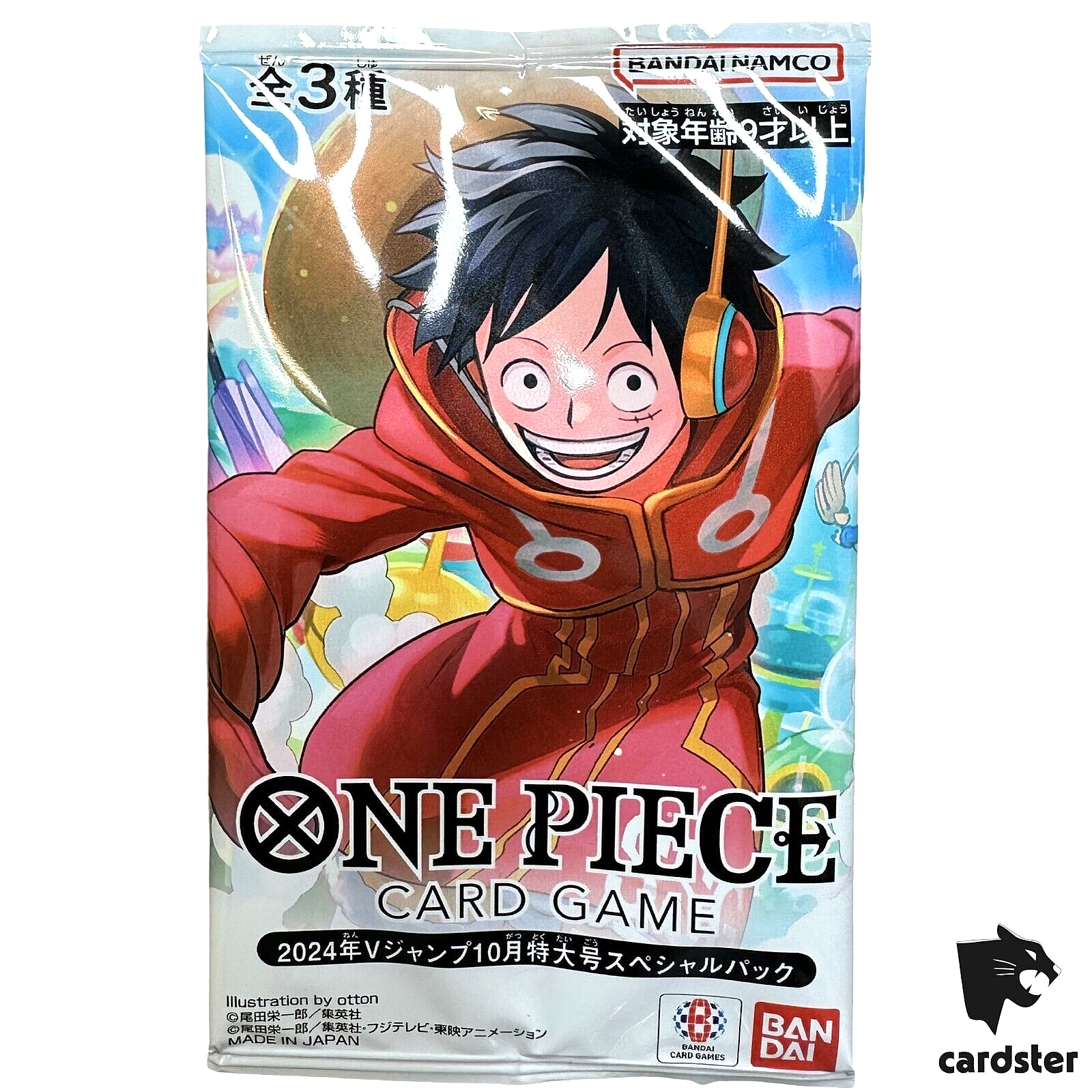 PACK 3 Cards] V Jump October 24 Promo OP07-109 OP07-047 EB01-003