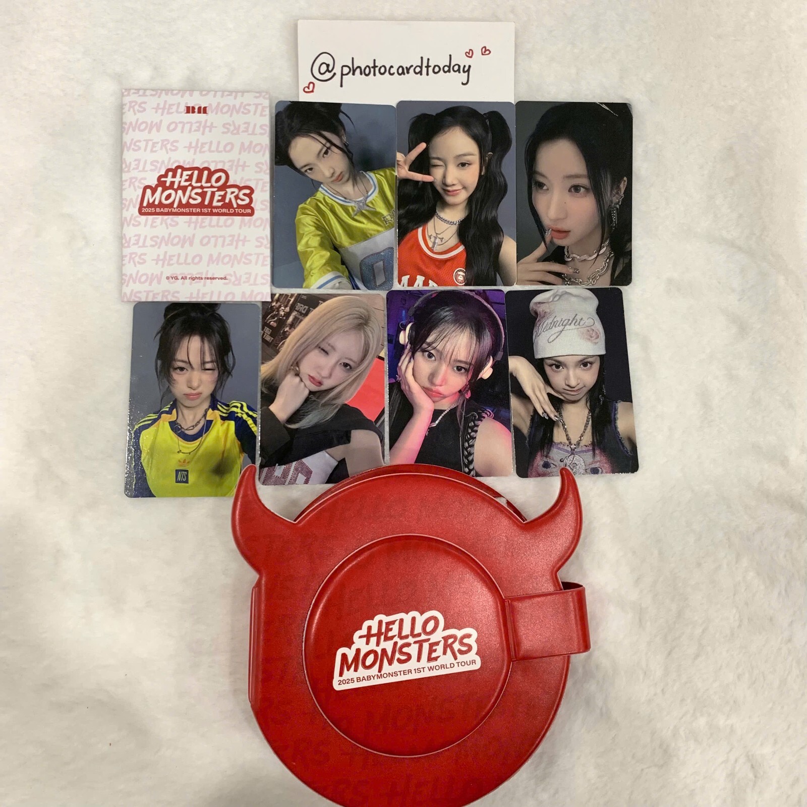 BABYMONSTER 1ST WORLD TOUR HELLO MONSTER HORN COLLECT BOOK