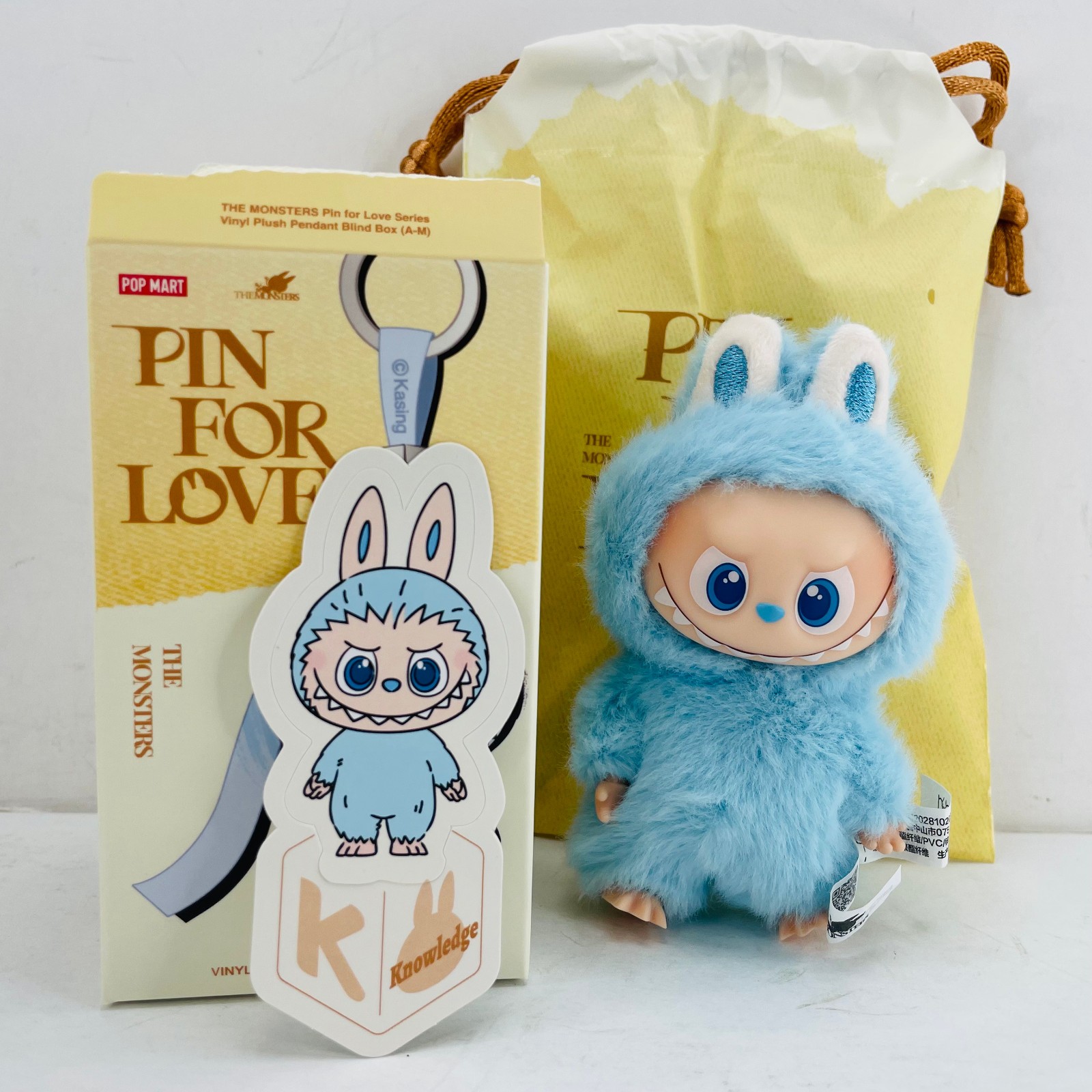 POP MART Labubu The Monsters Pin For Love Series Mini Vinyl Plush