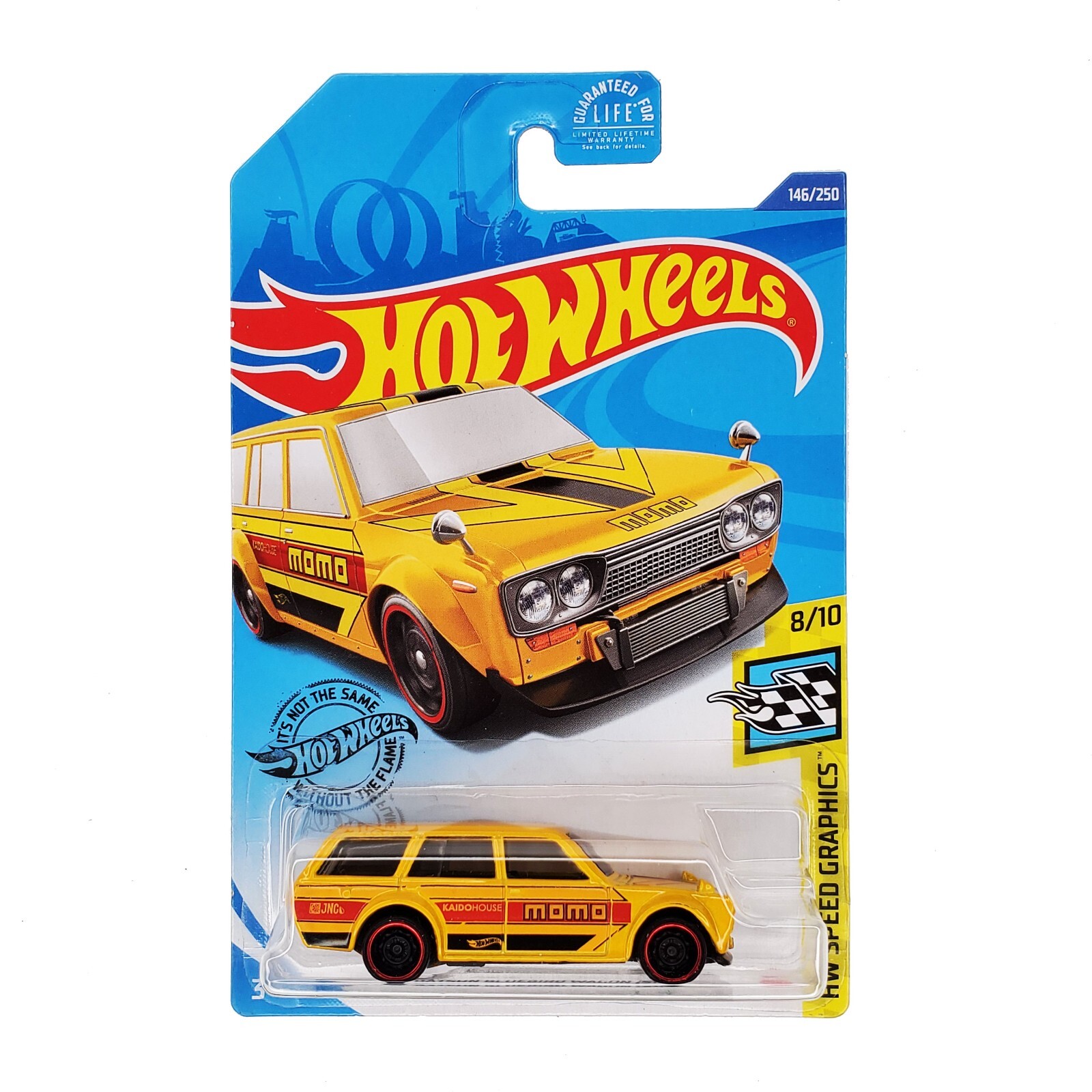 HOT WHEELS '71 Datsun Bluebird 510 Wagon Yellow Kroger HW Speed