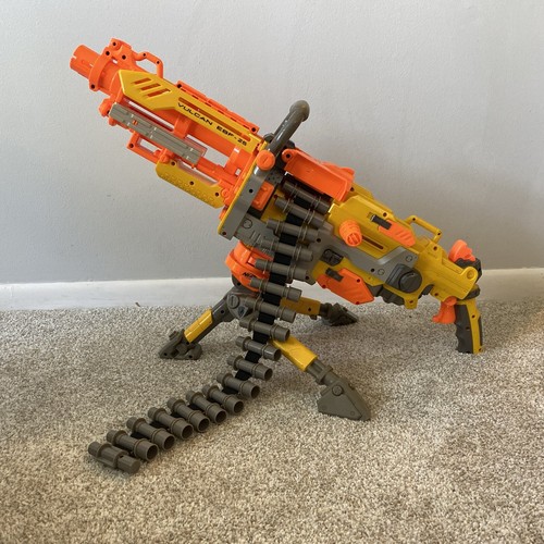 Nerf 25264 N-Strike Vulcan EBF-25 Dart Blaster with Tripod, Ammo