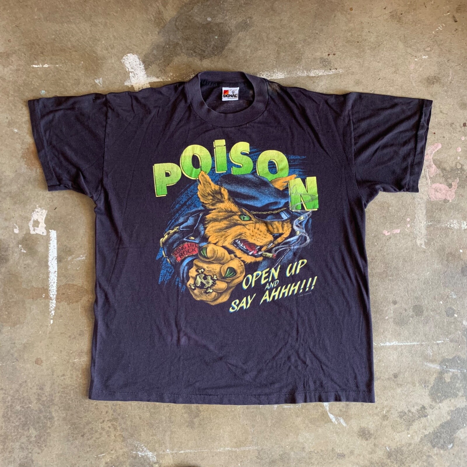 1988 VINTAGE 80s POISON (THE BAND) OPEN UP AND SAY AHHH!!! CONCERT