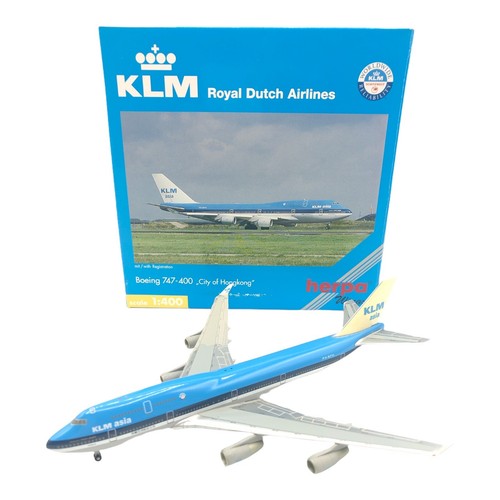 Herpa Wings 560368 1:400 Scale Die Cast KLM Boeing 747-400 City of