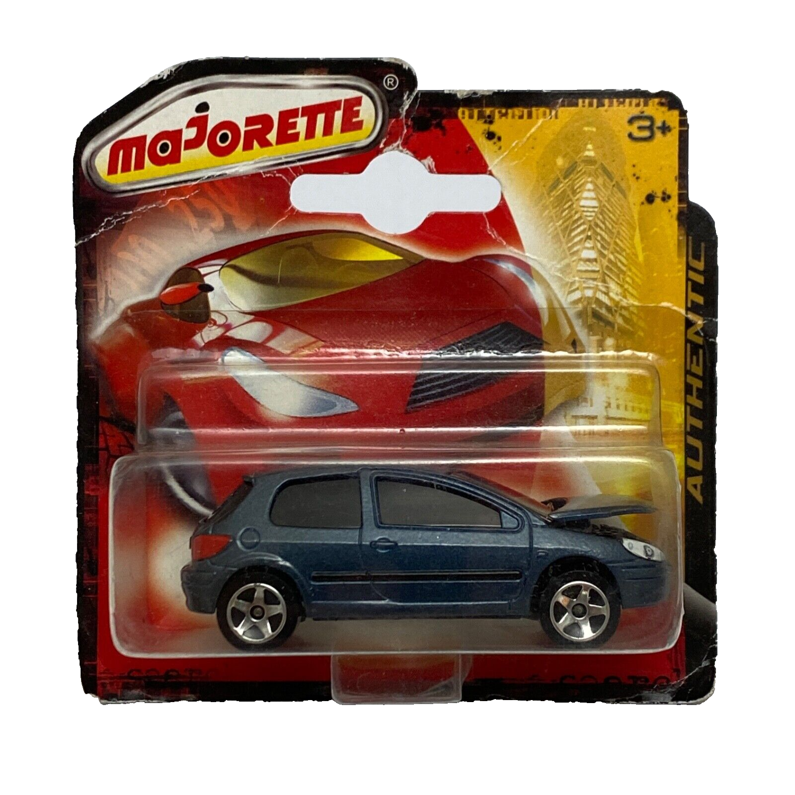 Majorette Authentic Peugeot 307 Dark Blue 2007 205C 1:64