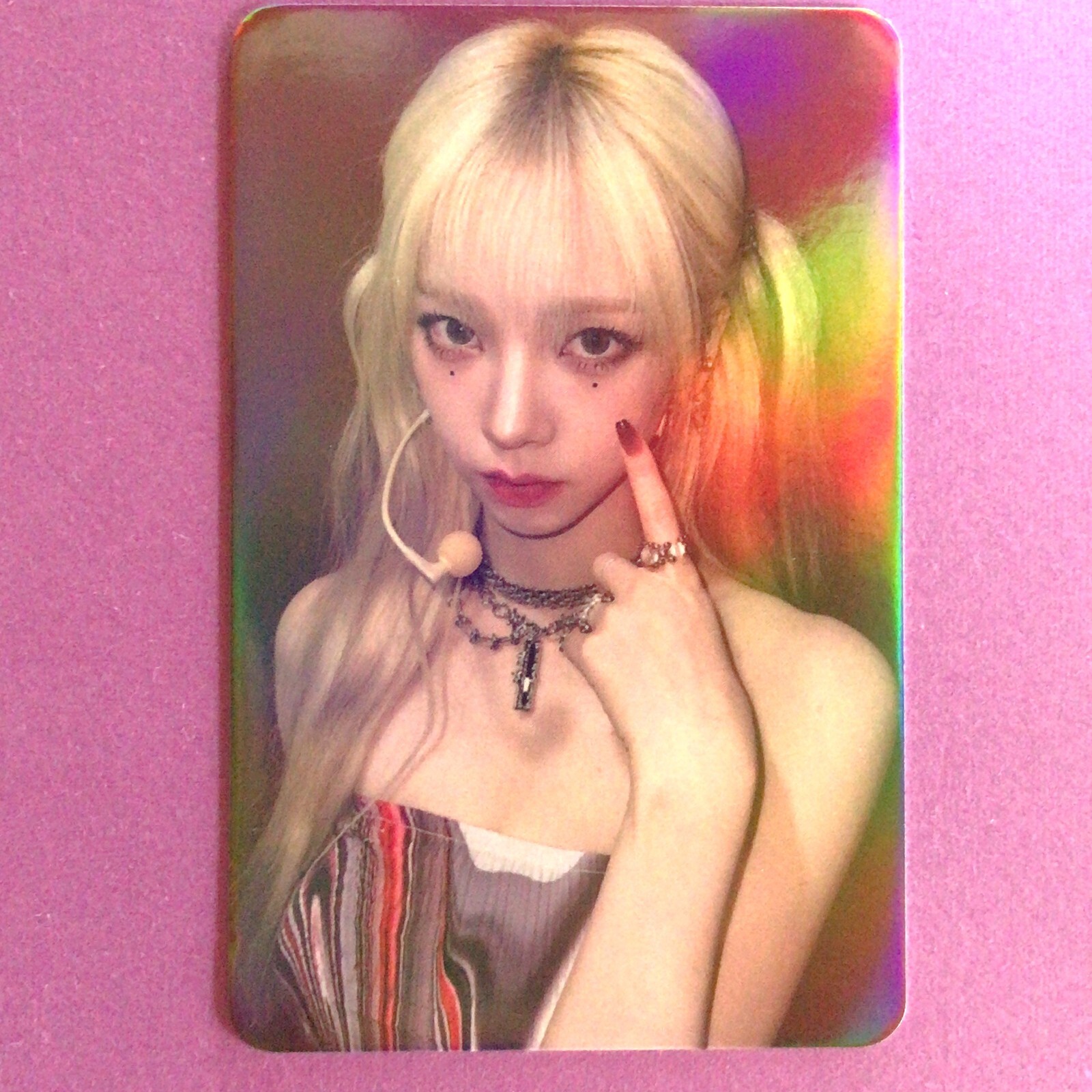 KARINA Aespa TCG 0411 Blonde Twintails Foil KPOP IDOL CARD | eBay