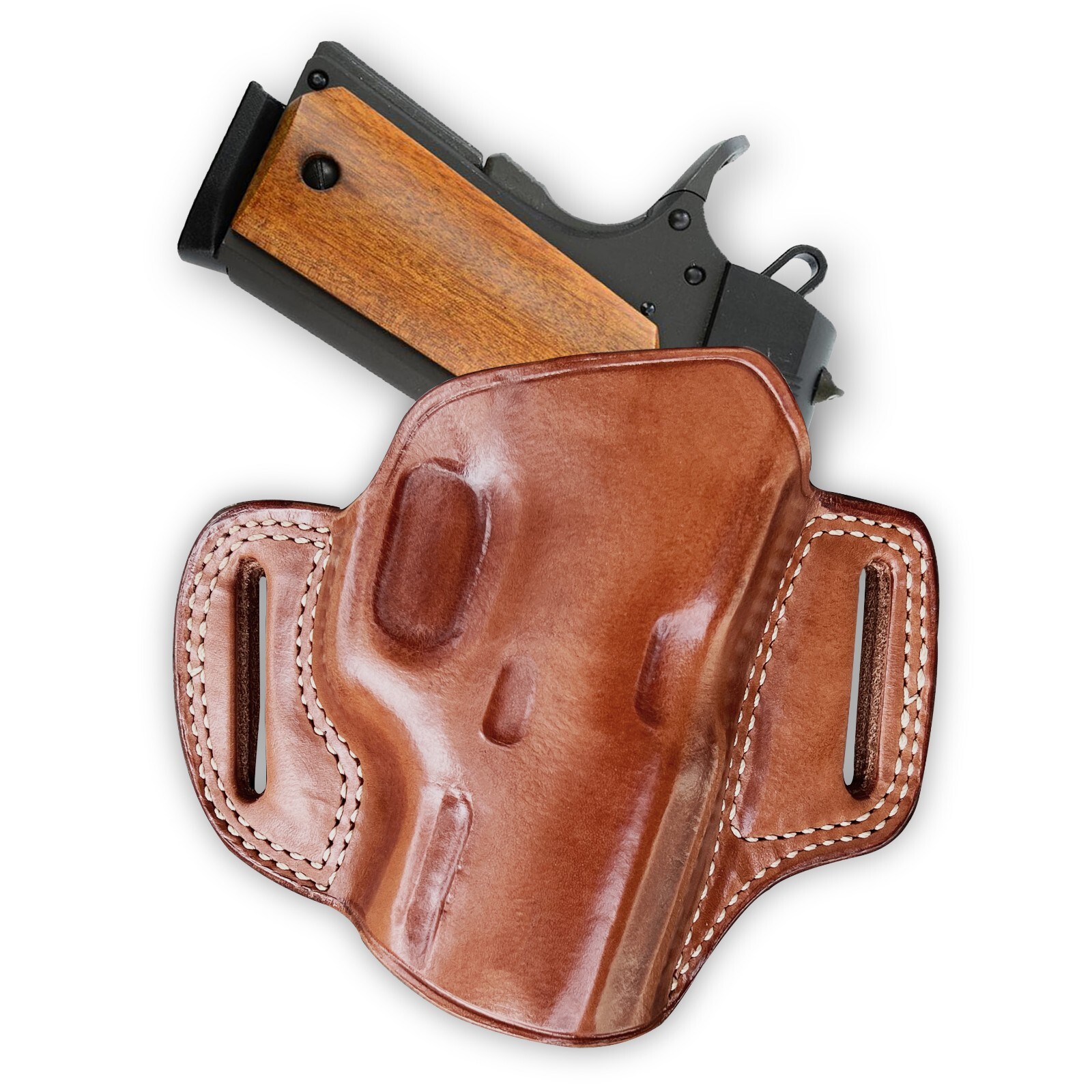 Leather Pancake Holster For Rock Island 1911 .45ACP w/Out Rail 3.5