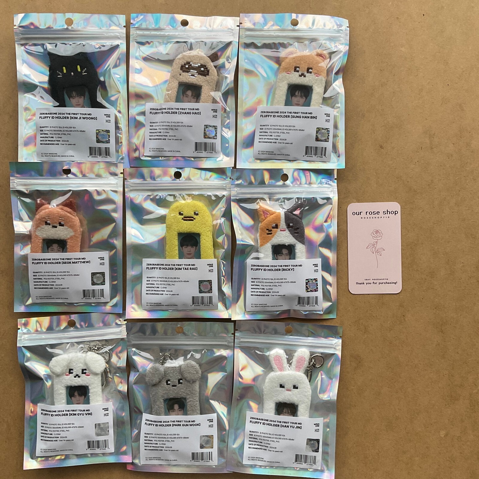 ZB1 Zerobaseone The 1st Timeless World Tour Official Fluffy ID