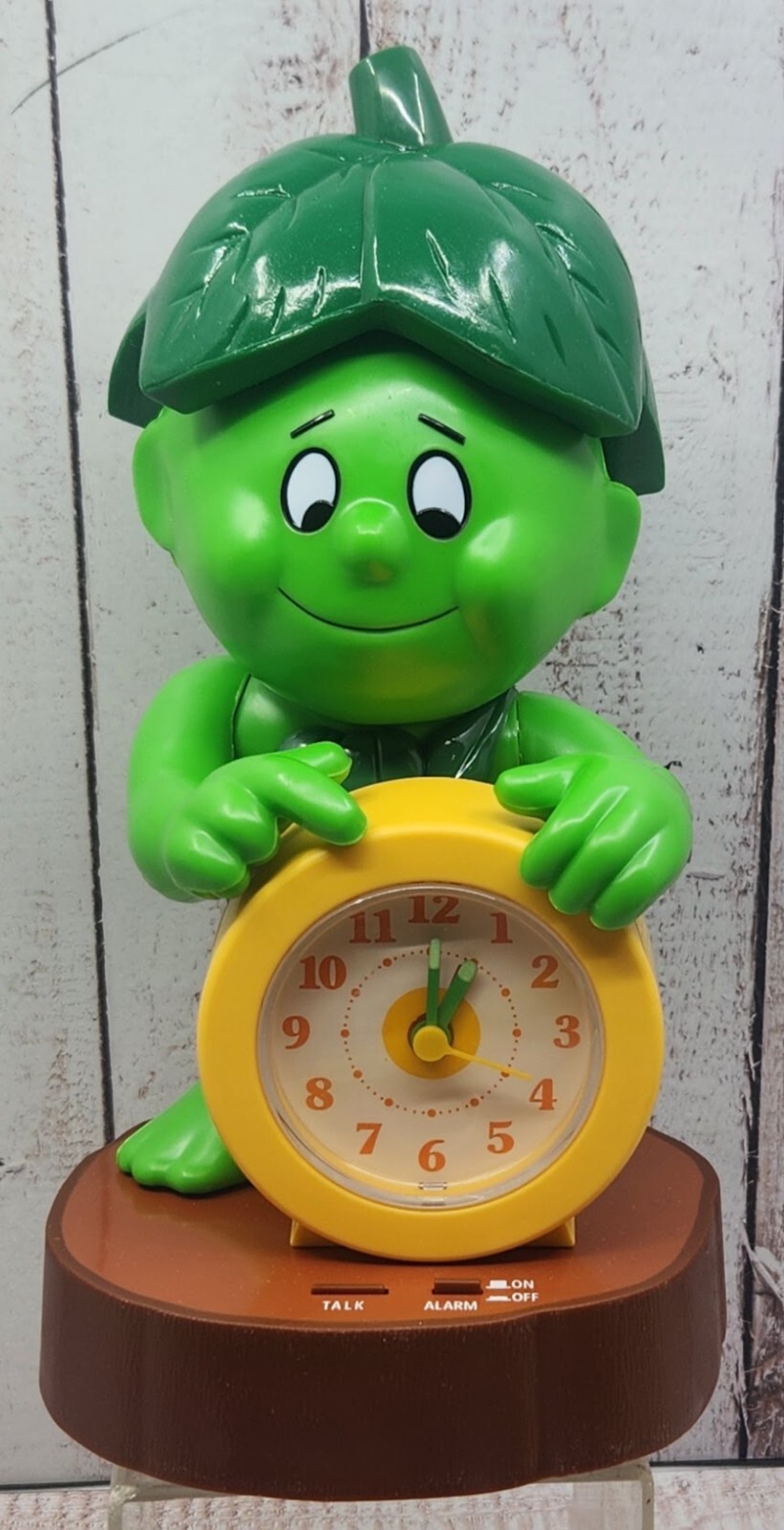 1985 Jolly Green Giant Little Sprout Promotional Talking Alarm
