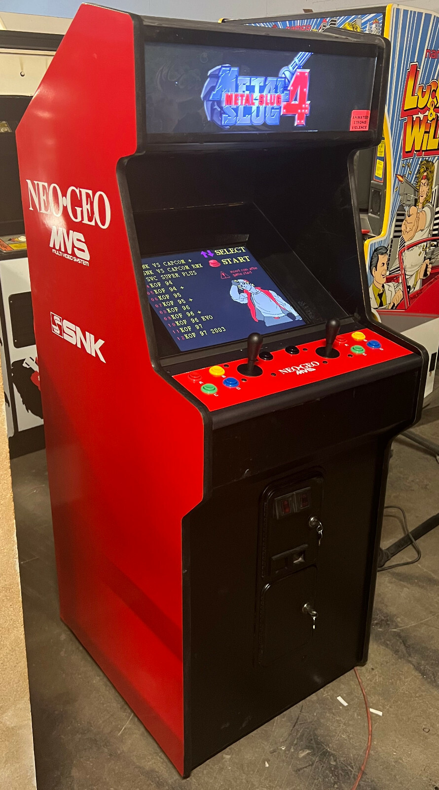 METAL SLUG 4 - NEO GEO ARCADE MACHINE by SNK (Excellent Condition