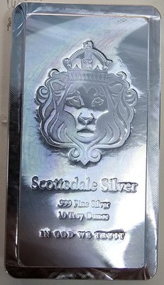 10 oz Scottsdale STACKER® Silver Bar .999 Silver #A182 | eBay