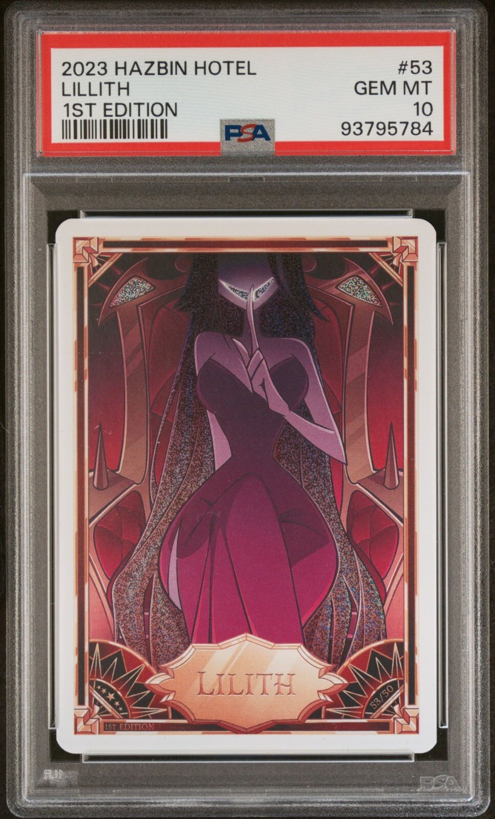 ハズビンホテルへようこそ！ シークレットレア トレカ カード リリス