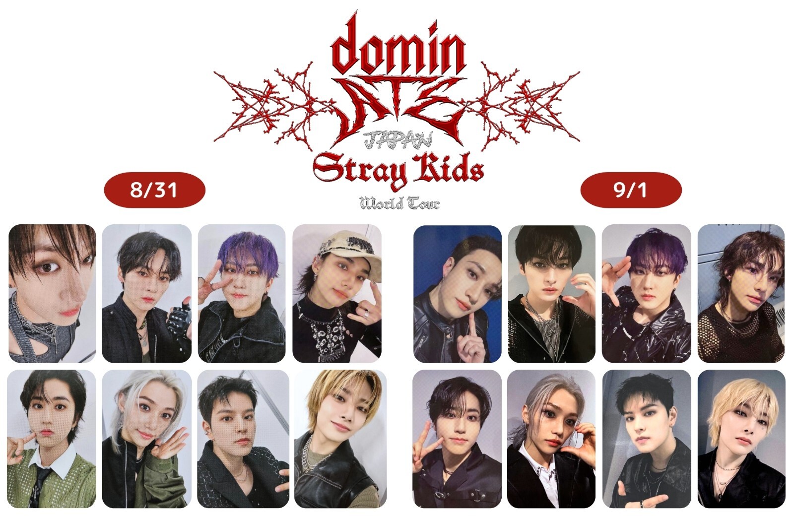 STRAY KIDS WORLD TOUR DOMINATE SEOUL Stay Zone 8/31 9/1 OFFICIAL