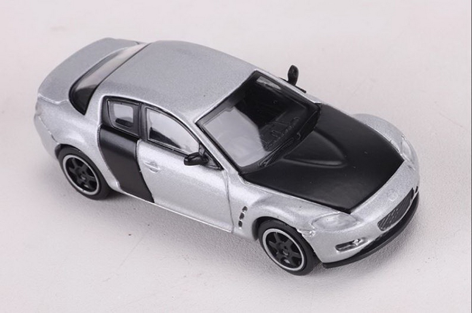 DCT 1/64 Scale Mazda RX-8 Silver Diecast Car Model Toy Collection