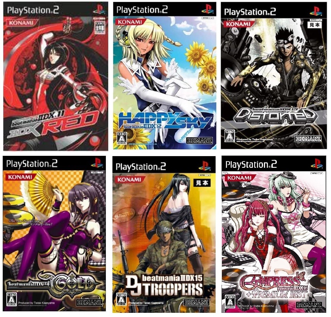 PS2 Beatmania IIDX 11 12 13 14 15 16 set Japan PlayStation 2 | eBay