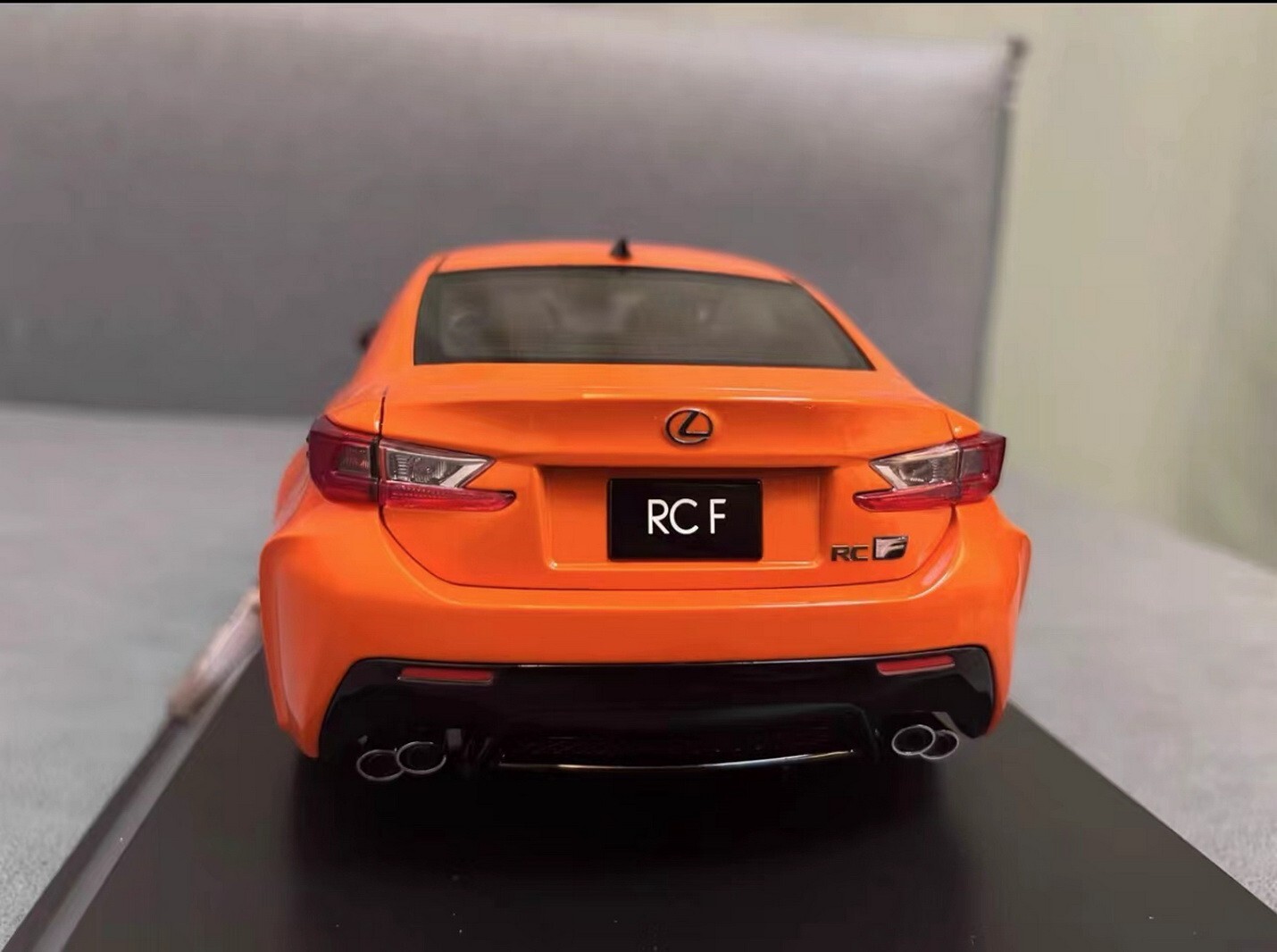 1/18 Scale LEXUS RCF Orange Diecast Car Model Collection Toy Gift