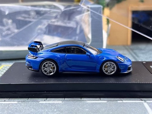 JY Model 1/64 Scale Porsche 911 GT3 Blue Diecast Car Model Toy