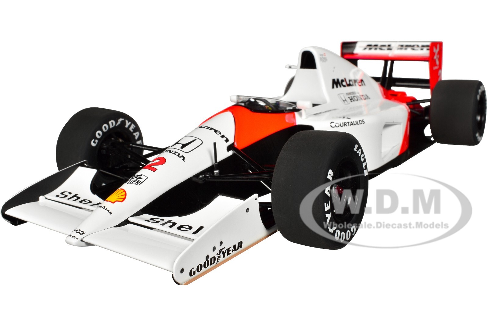 MCLAREN HONDA MP4/6 #2 BERGER WINNER JAPANESE GP 1991 W/LOGO 1/18