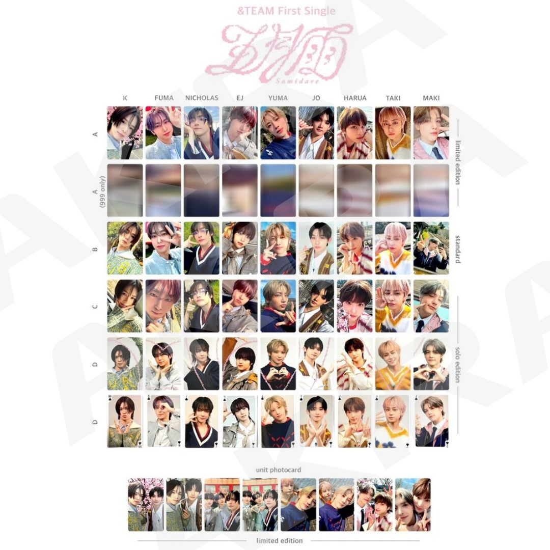 &TEAM NICHOLAS 五月雨 Limited only 999 トレカ &TEAM NICHOLAS