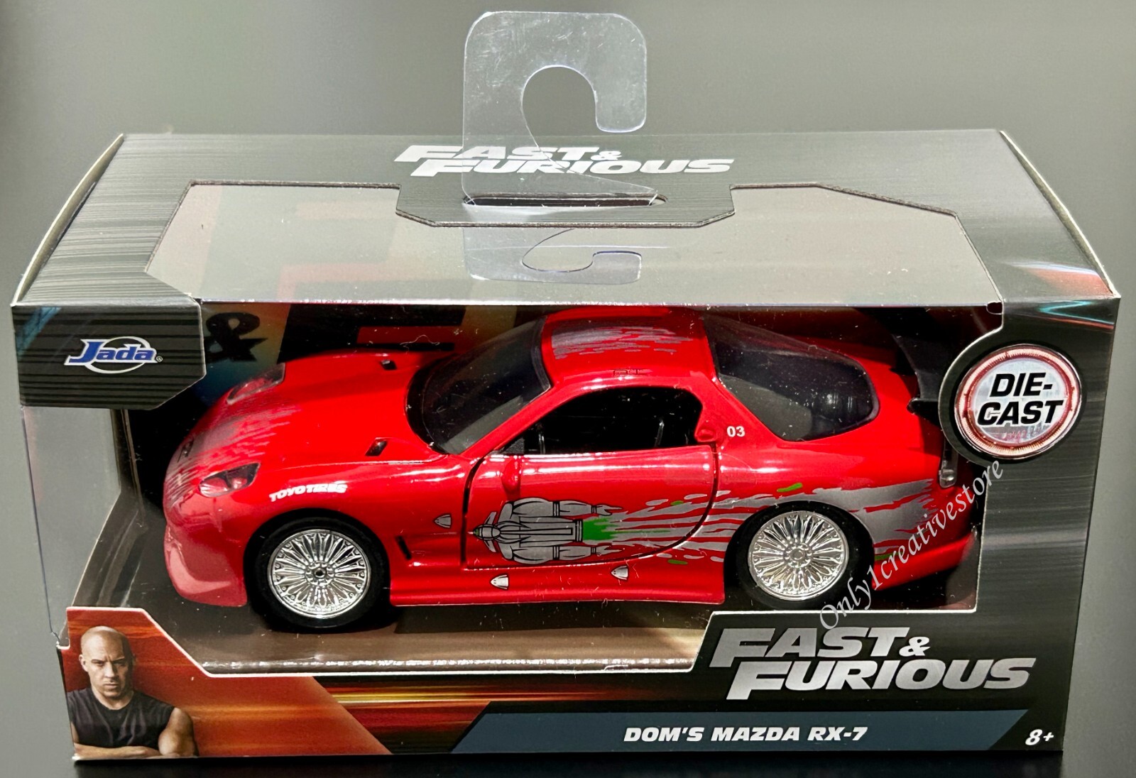 Jada Fast & Furious Dom's Mazda RX-7 Diecast 1:32 | eBay