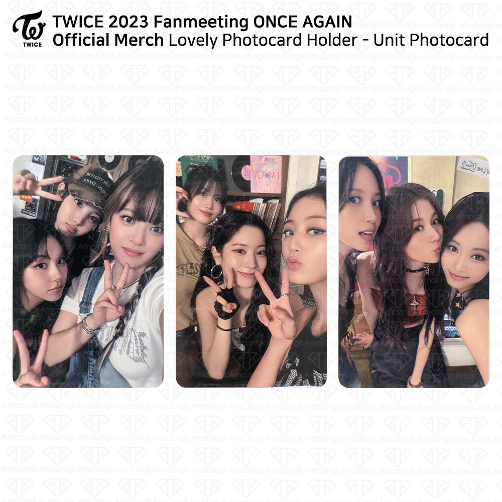 TWICE 2023 Fan Meeting ONCE AGAIN Official MD Lovely Photocard
