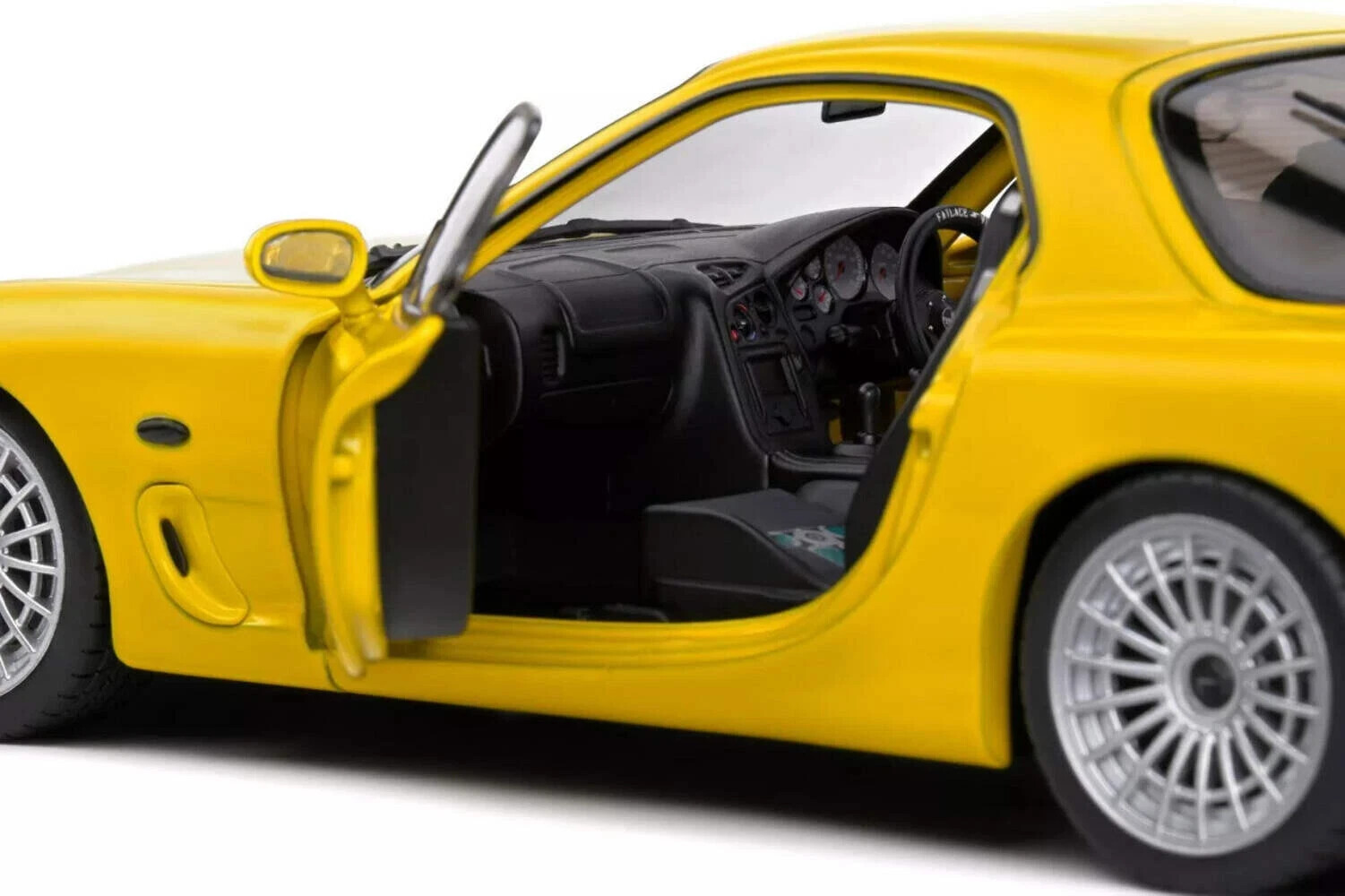 1/18 Mazda RX-7 FD RS 1994 JDM Style Yellow Diecast Model Car by