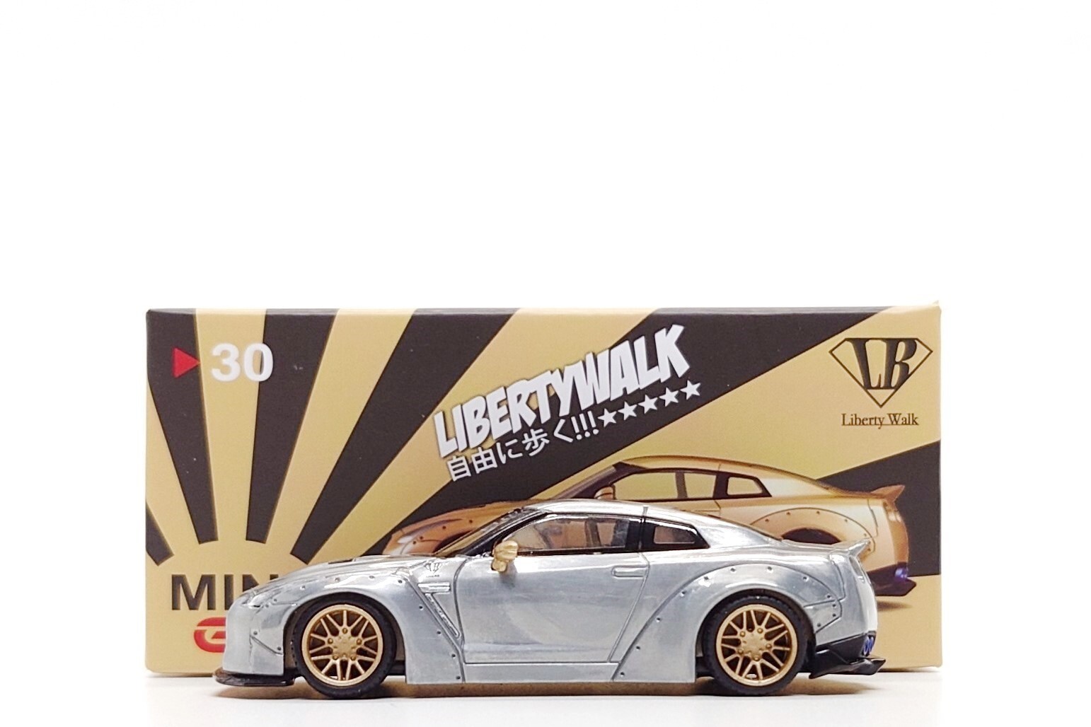TSM Mini GT 1:64 LB Works Nissan GT-R R35 Liberty Walk - Satin
