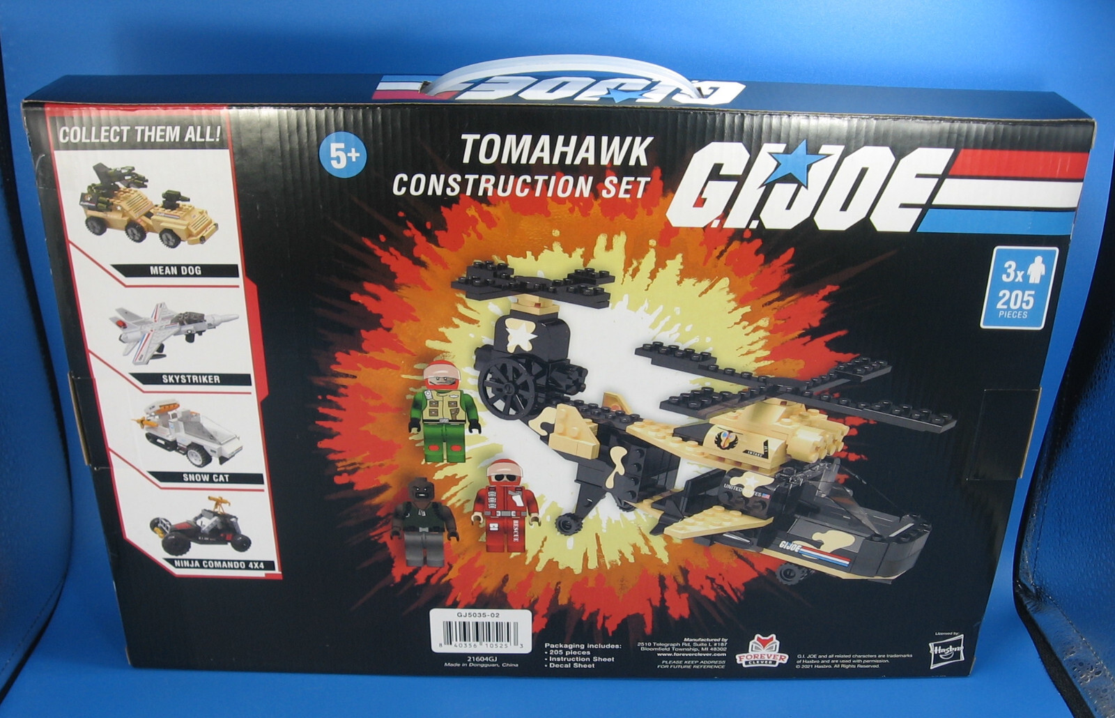 GI Joe Tomahawk Helicopter Construction Set Lifeline Forever
