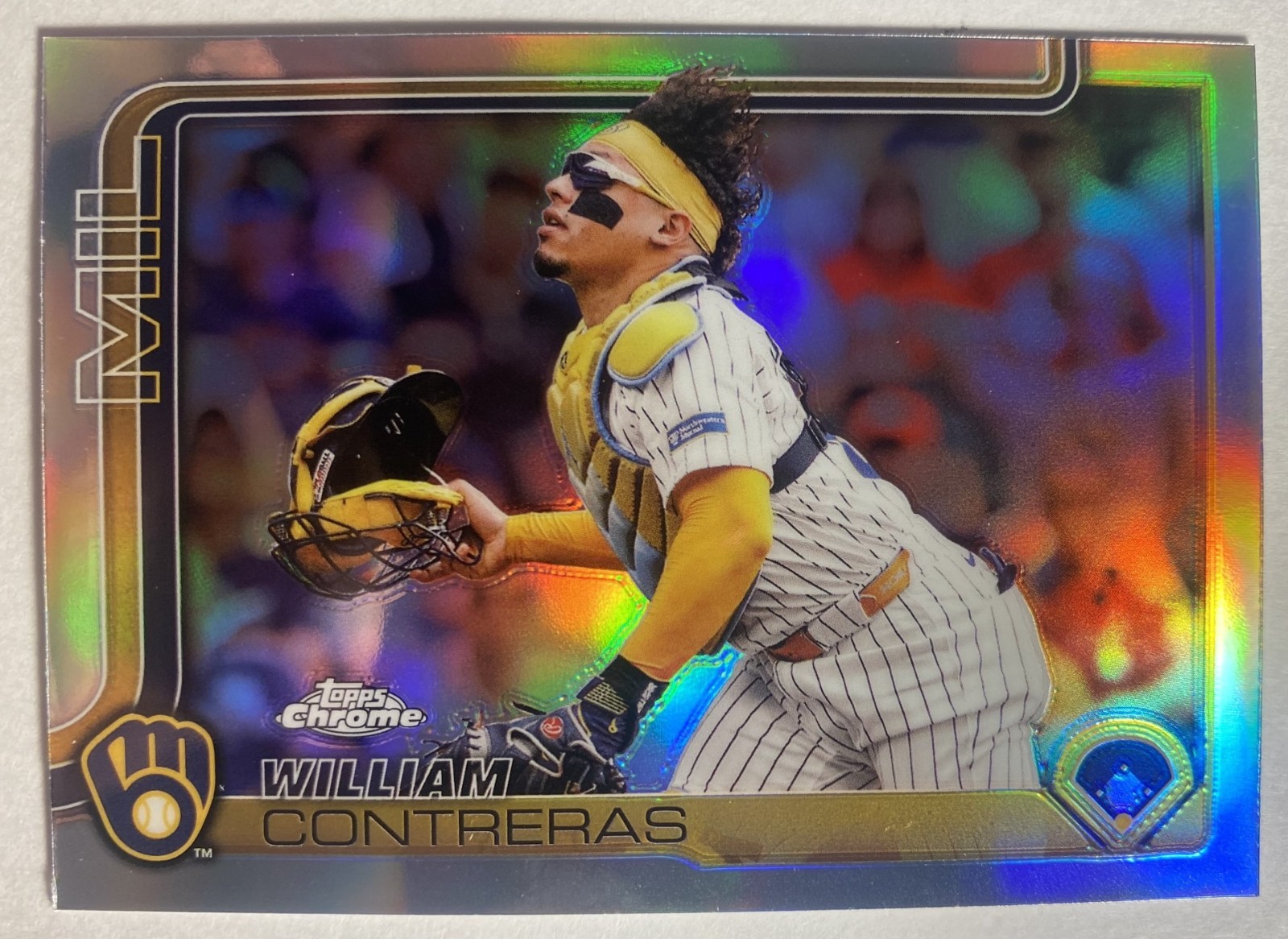 2025 Topps Chrome William Contreras #25 Refractor | eBay