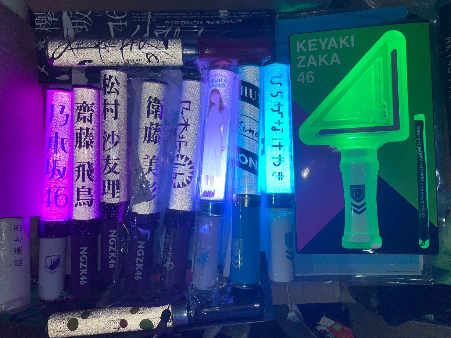 Nogizaka46 乃木坂46 Saito Asuka, Keyakizaka46 Light Stick Color J