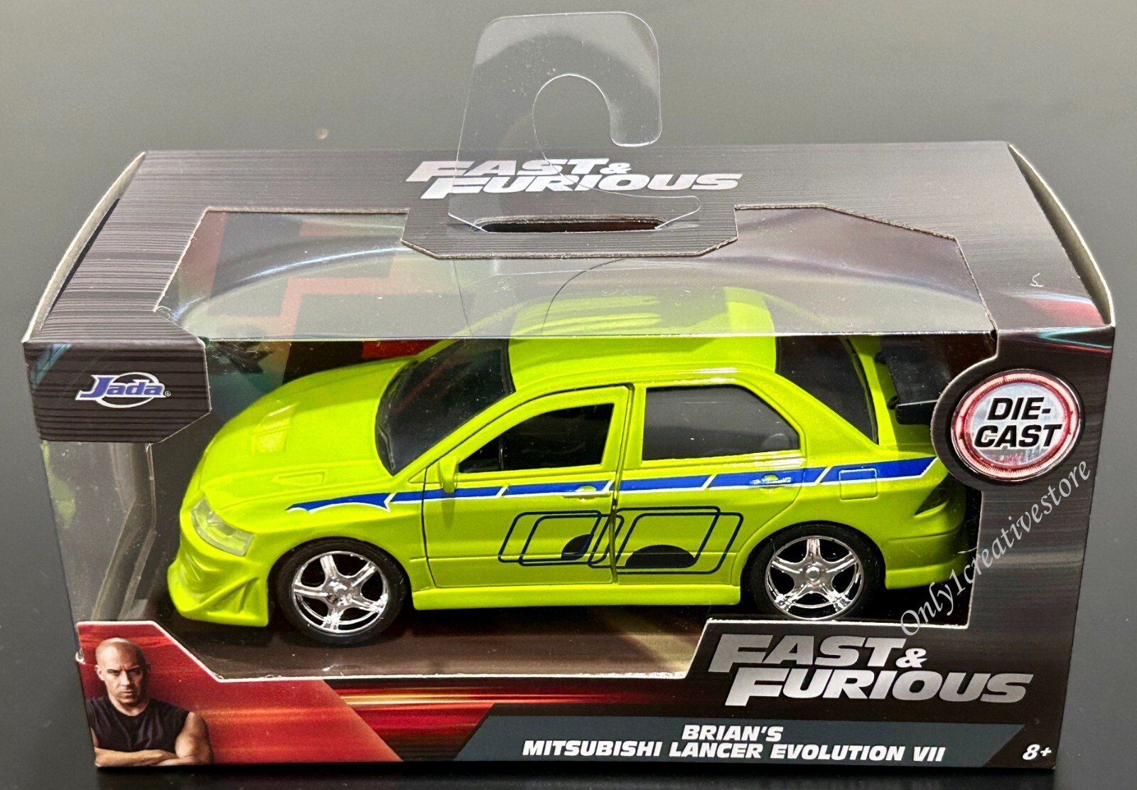 Jada Fast And Furious Brian's Mitsubishi Lancer Evolution VII 1:32