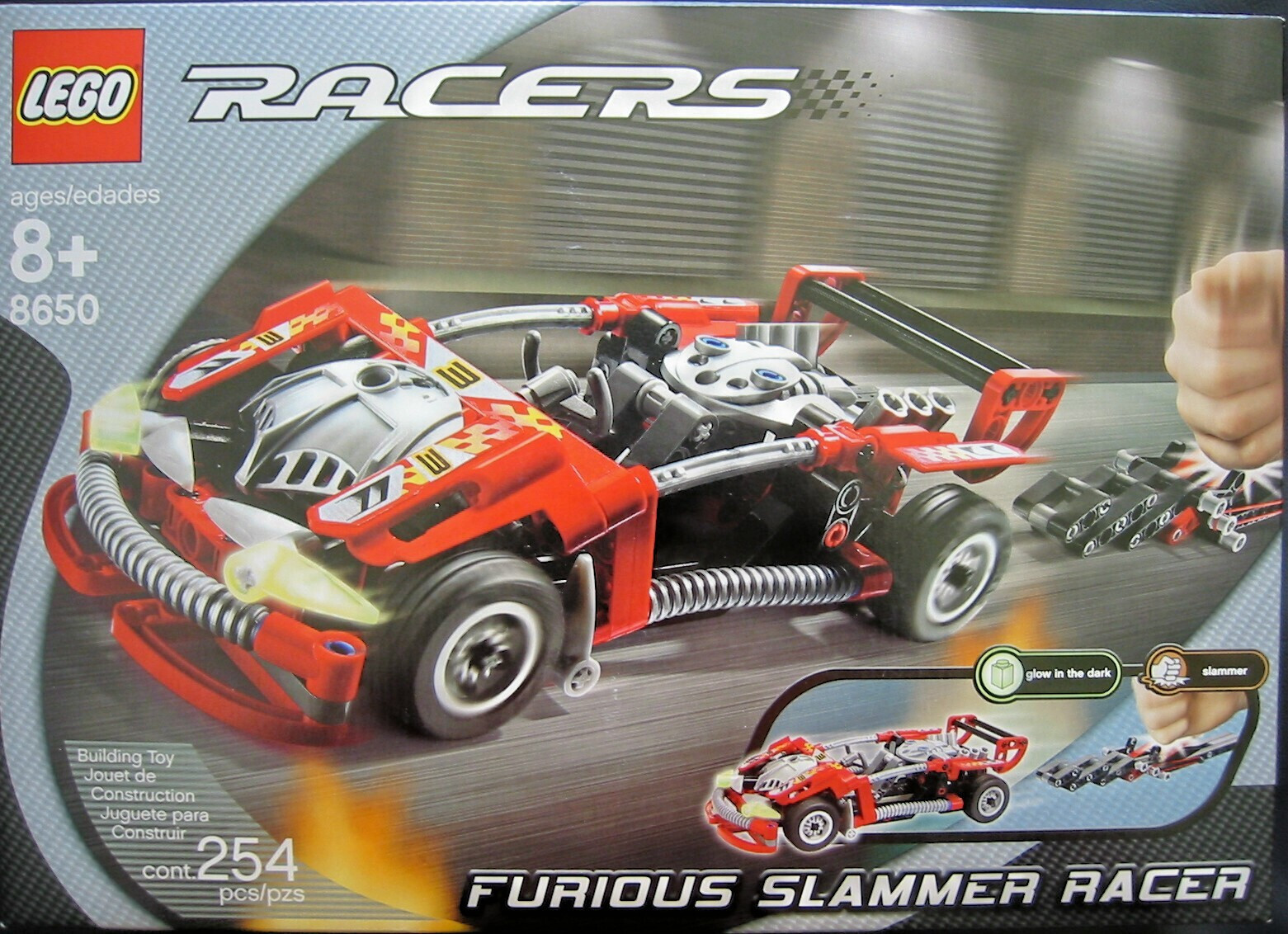 LEGO Racers 8650 Furious Slammer Racer NEW! Racing Truck Car Glow