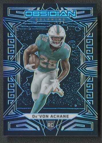 2023 De'VON ACHANE # /349 Panini Certified Rookie Patch AUTO RPA