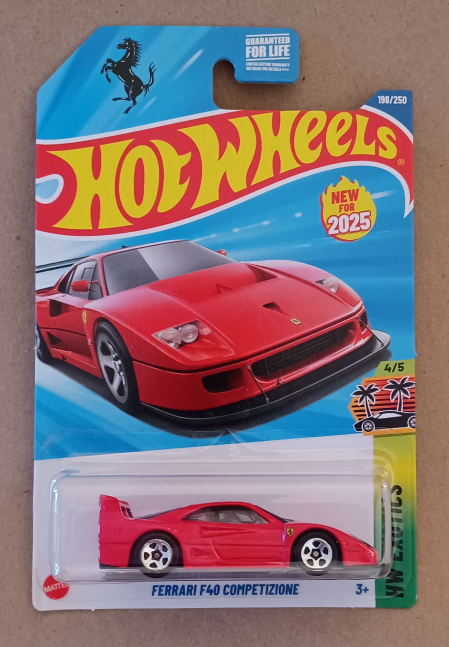 Hot Wheels Ferrari F40 Competizione 198/250 2025 COMBINED SHIPPING