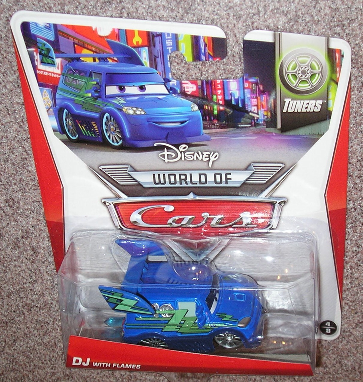 Disney Pixar Cars DJ with Flames Turners # 4/8 NIP Mattel BHN75 | eBay