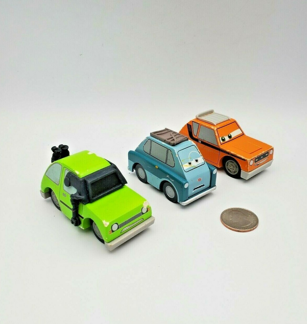 Disney Pixar Cars Wood Lot x3 Acer Grem Professor Z Thomas Train