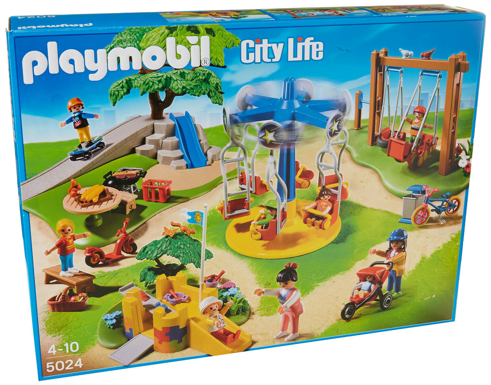PLAYMOBIL City Life Large Garden D'Enfants 5024 Playground Game