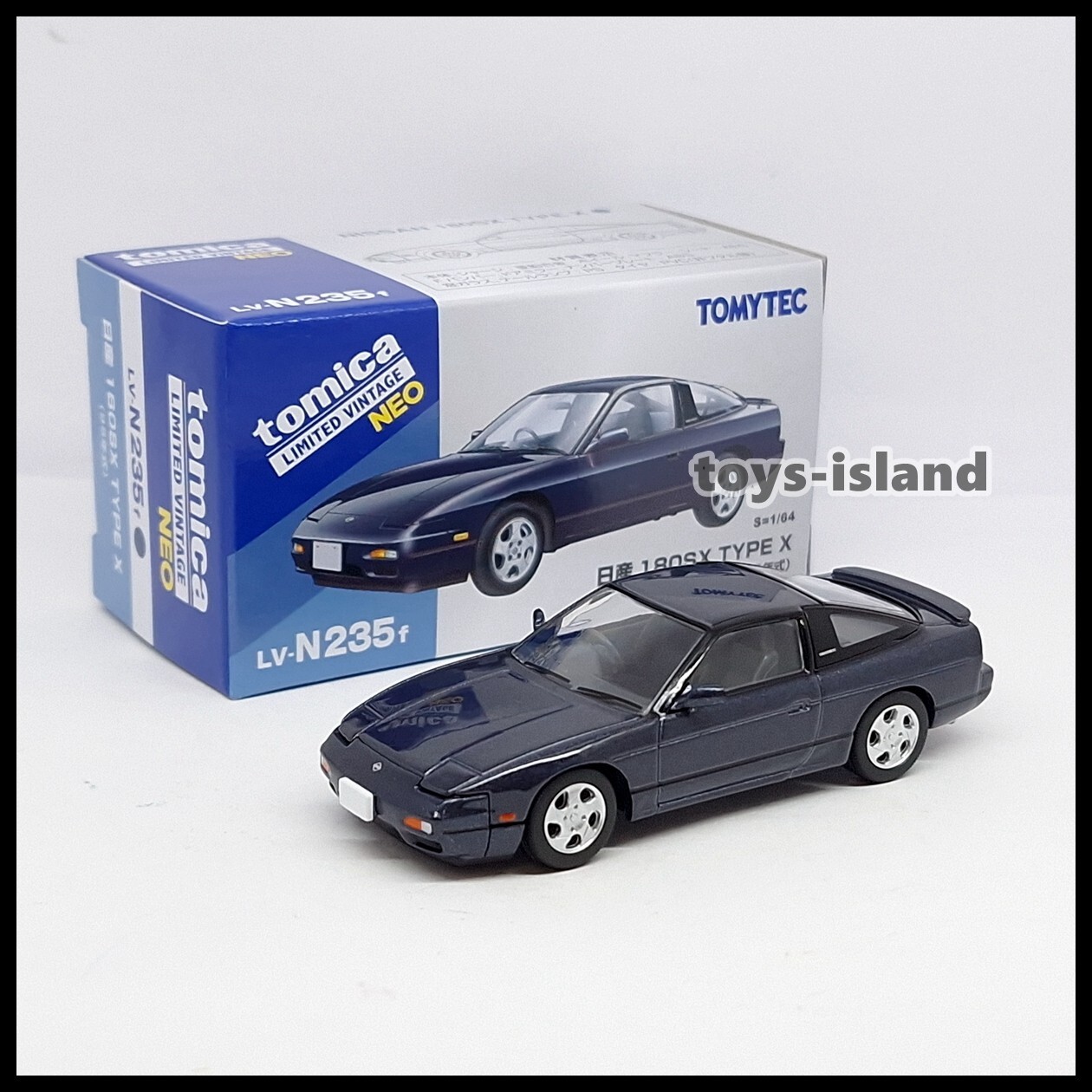 Tomica Limited Vintage NEO LV-N235f Nissan 180SX TYPE X 95' 1/64