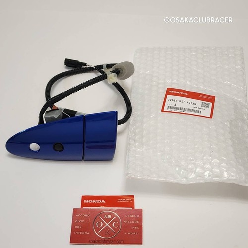 OEM 2016 Honda CR-Z Exterior Door Handle LEFT Brilliant Blue 72181