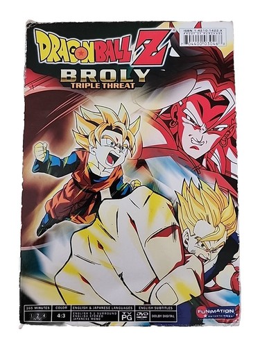 DragonBall Z - Broly Triple Threat 3-Pack (DVD, 2006, 3-Disc Set