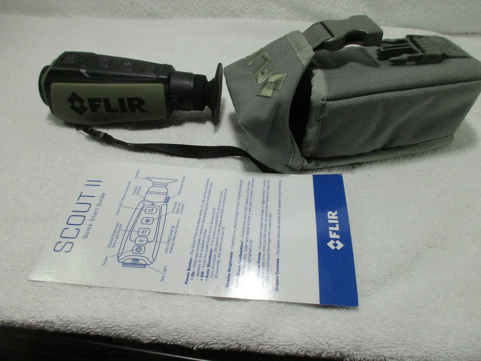 FLIR Scout II 320 Handheld Thermal camera With soft Cover And