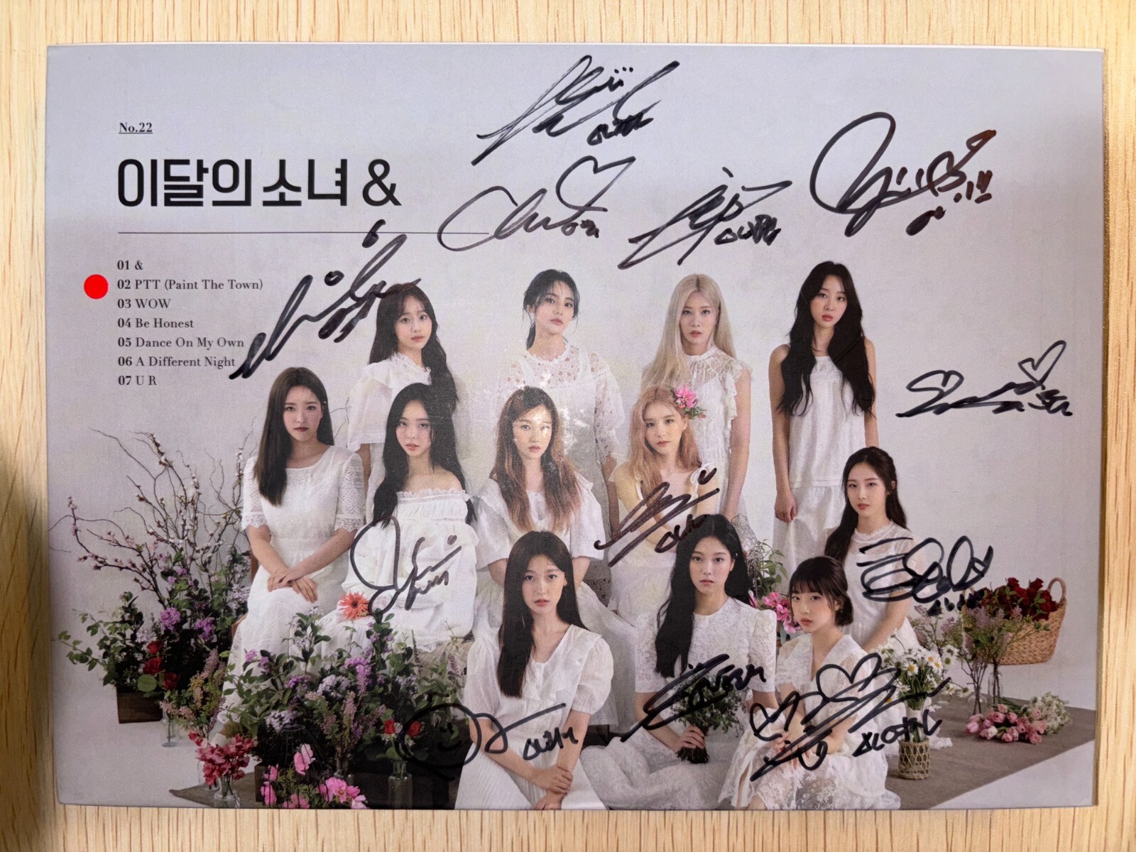 LOONA [&] All Member Autographed Sigend Promo Album PTT | eBay