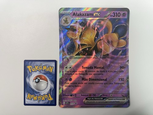 Brazil Exclusive Alakazam EX 050 JUMBO Pokémon 151 Promo Near Mint