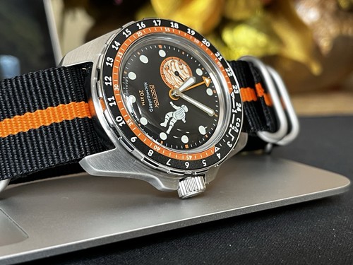 Vostok New Mars Dude / CosmoDiver 24-hour amphibian wristwatch